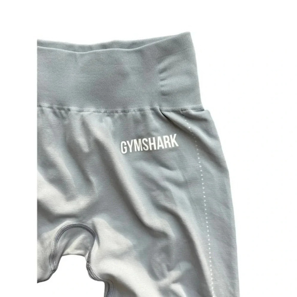 Gymshark Womens High Rise Elasitc Waist Athletic Yoga Leggings Gray‎ Size XS - Picture 4 of 4